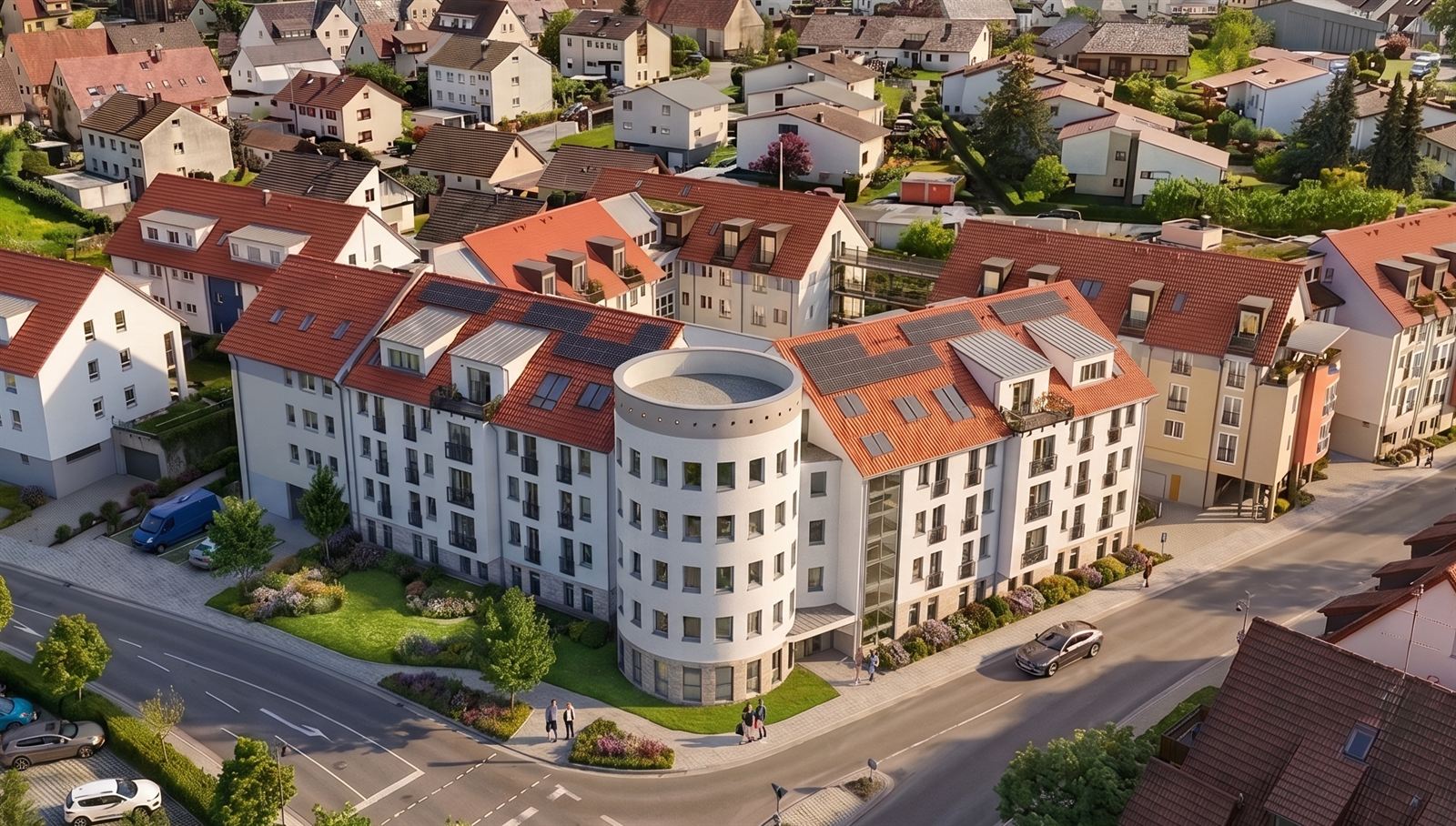 Projekt Badholz3, Neubau und Sanierung eines Pflegeheims in Beuren